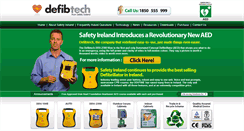 Desktop Screenshot of defibtech.ie