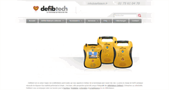 Desktop Screenshot of defibtech.fr