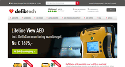 Desktop Screenshot of defibtech.nl